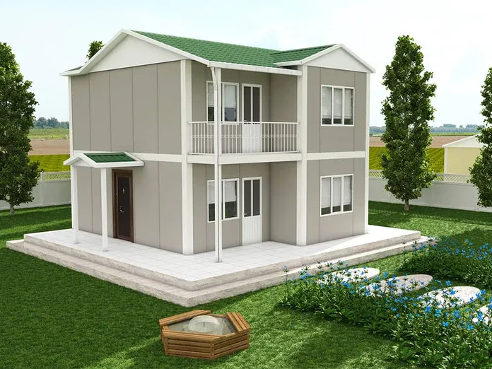 92 m² Dubleks Prefabrik Ev