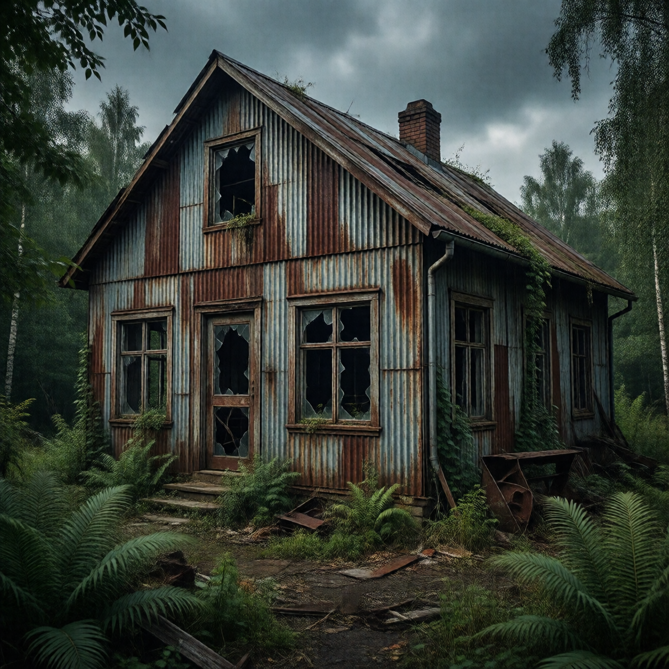 Ormanlık Alanda Ultra Prefabrik